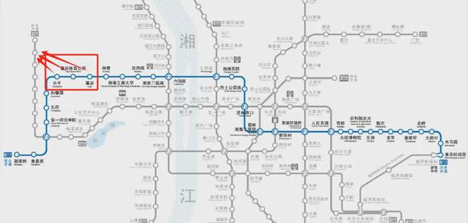 2025新建实锤！长沙地铁6号线种走向沿线居民笑了！(图3)
