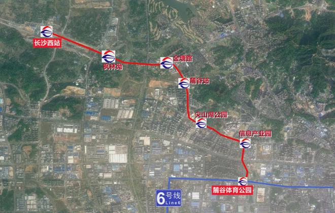 2025新建实锤！长沙地铁6号线种走向沿线居民笑了！(图6)